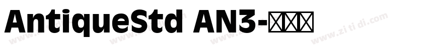 AntiqueStd AN3字体转换